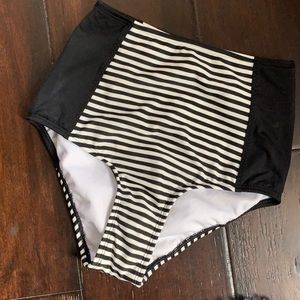 Athleta high waisted bikini bottoms swimsuit nwot